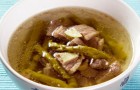 Суп из утки со спаржей в скороварке