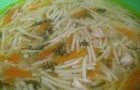 Вермишелевый суп в скороварке