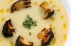 Картофельный суп-пюре с белыми грибами