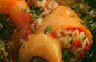 Перец, фаршированный овощами и жасминовым рисом