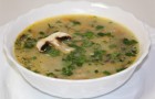 Суп грибной с крупой «Геркулес»