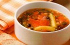 Суп с грибами и тыквой