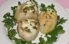 Клецки из картофеля с грибами