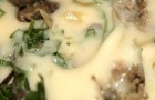 Соус грибной с яичными желтками и сметаной