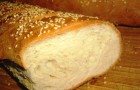 Цельнозерновой хлеб с кунжутом в хлебопечке